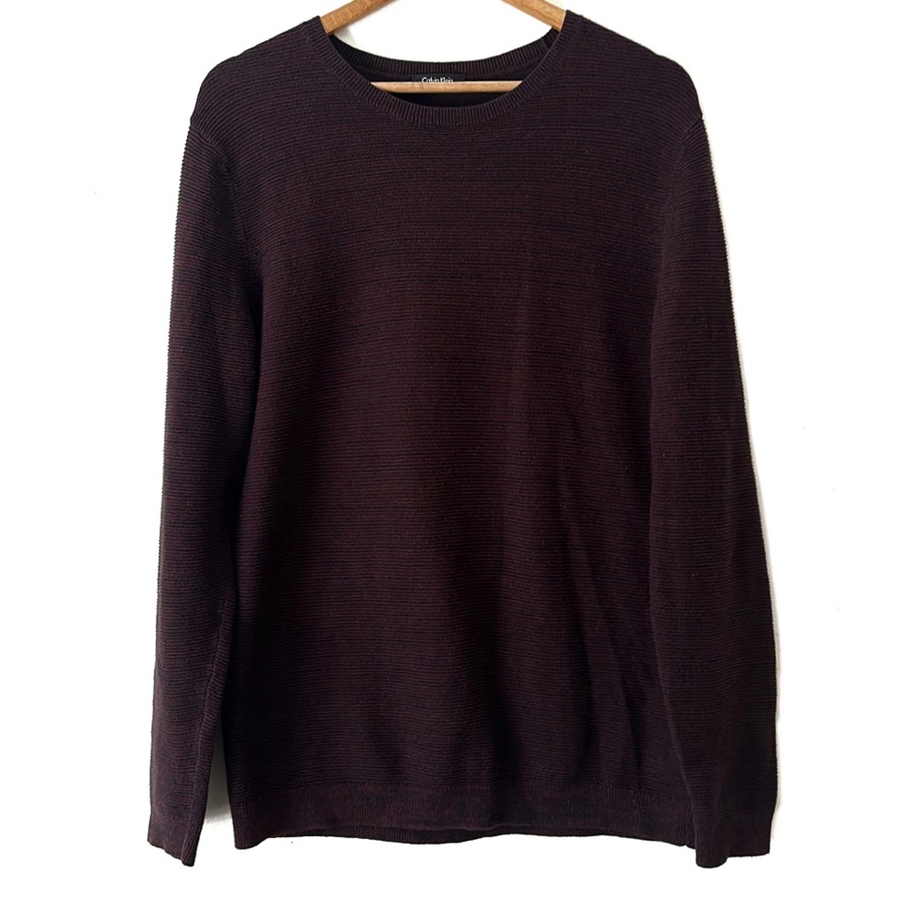 Calvin Klein Crewneck Burgundy Sweater